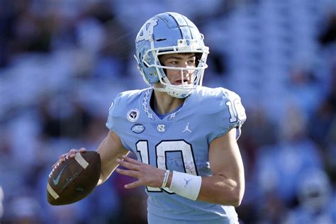 UNC QB Drake Maye has a good resource for advice. It’s his predecessor now in the NFL